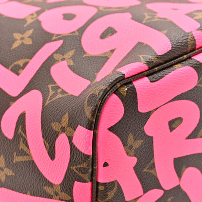 Louis Vuitton Monogram Graffiti Neverfull GM Fuchsia 9 of 16
