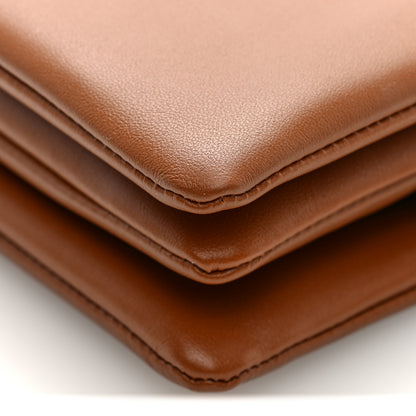 Celine Smooth Lambskin Trio Crossbody Flap Bag Soft Tan 9 of 9