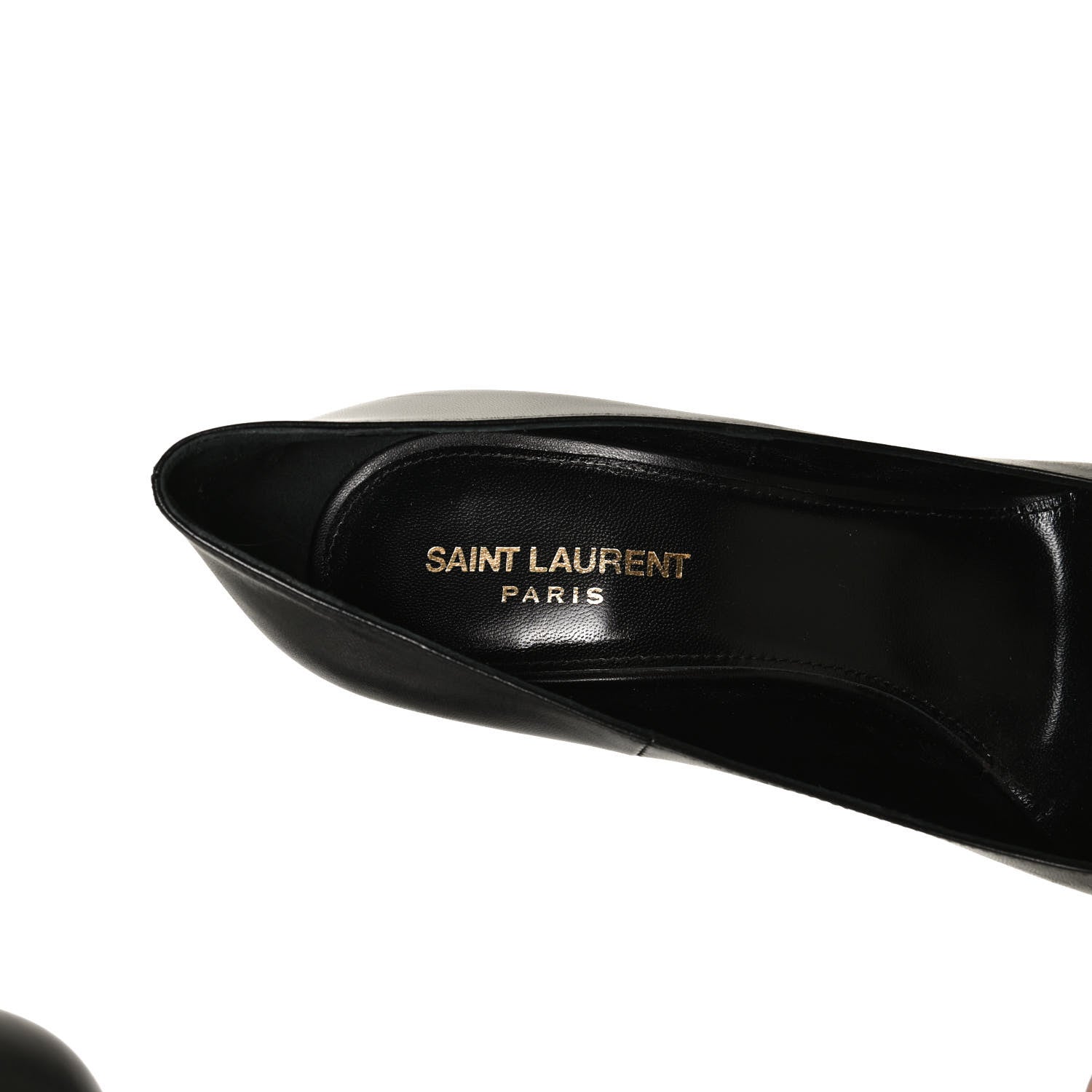 Saint Laurent Calfskin Opyum 110 Pumps 40.5 Black 9 of 11