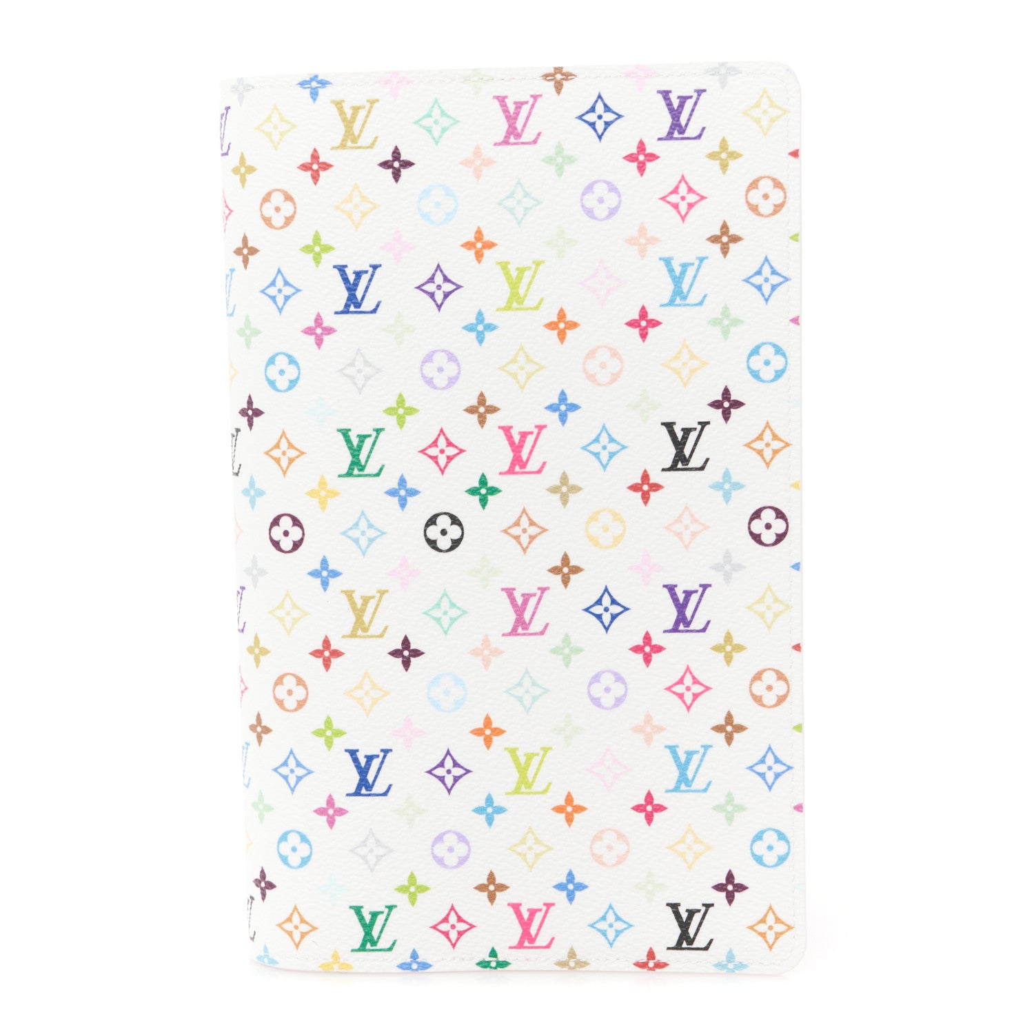 Louis Vuitton LV X TM Monogram Multicolor Emily Notebook Cover MM White 1 of 8