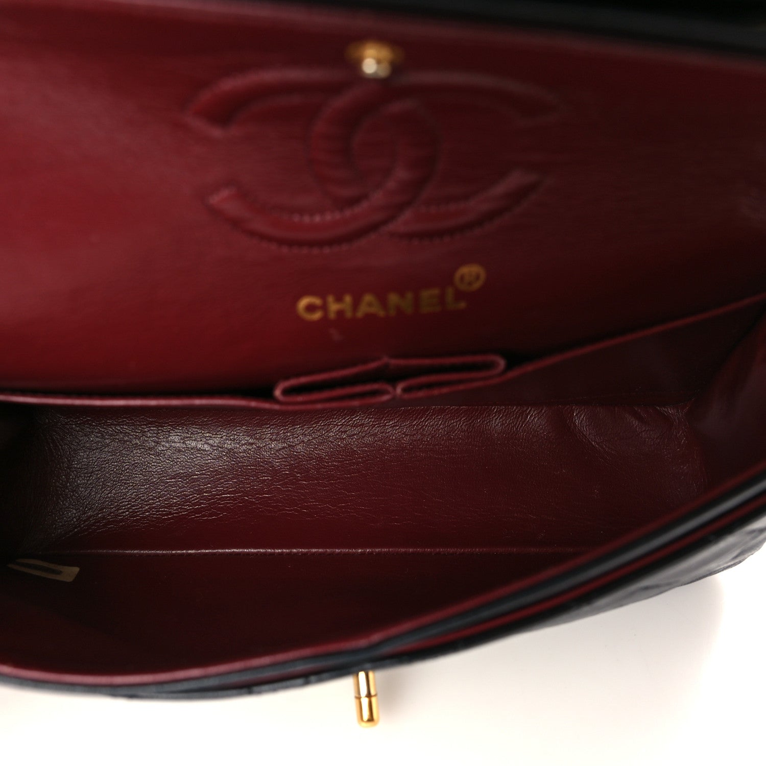 Chanel Lambskin Quilted Small Double Flap Black 4 of 8