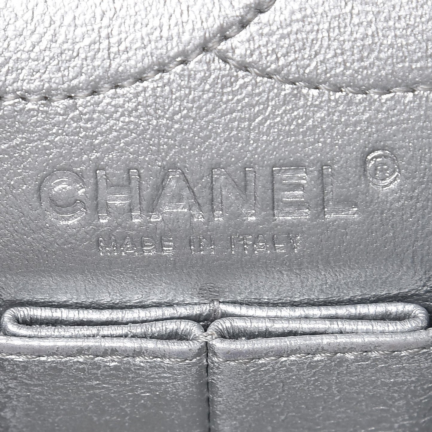 Metallic Calfskin 2.55 Reissue 225 Flap Silver