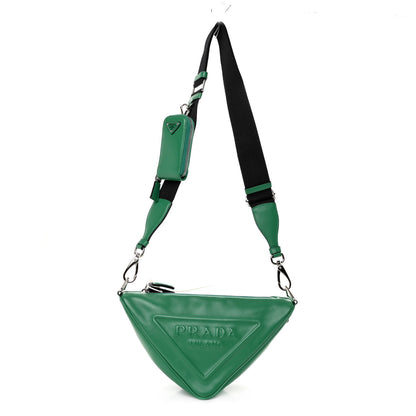 Prada Grace Lux Triangle Shoulder Bag Mango 1 of 9