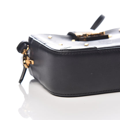 MCM Odeon Studded Camera Crossbody Bag Black 6 of 9