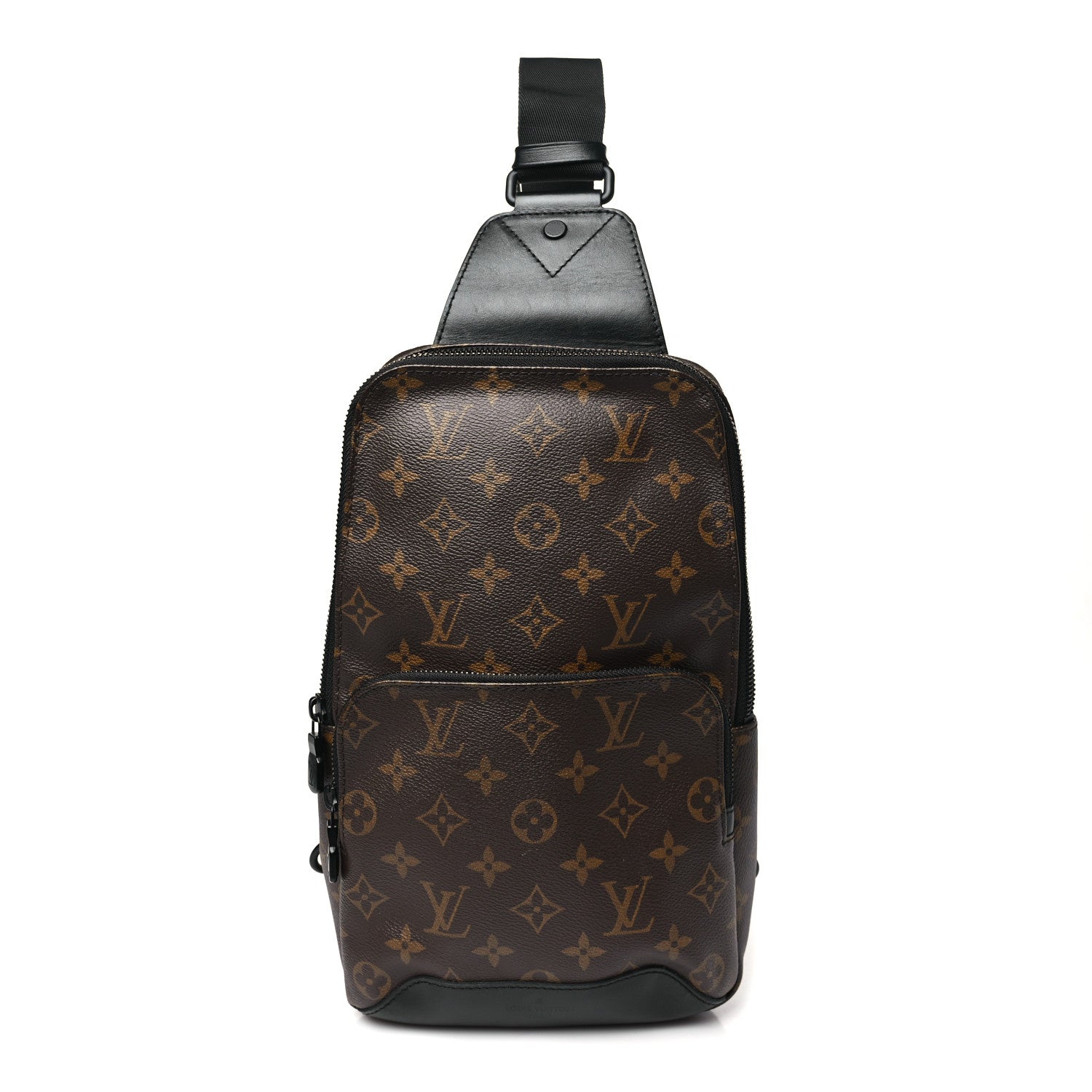 Louis Vuitton Monogram Macassar Avenue Sling Bag 1 of 9