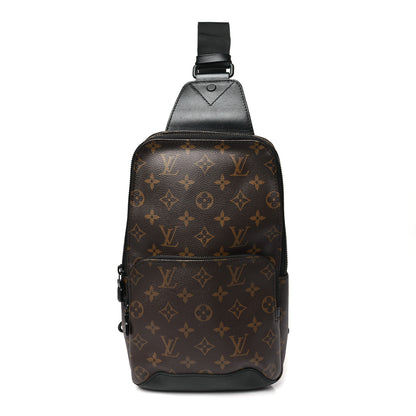 Louis Vuitton Monogram Macassar Avenue Sling Bag 1 of 9