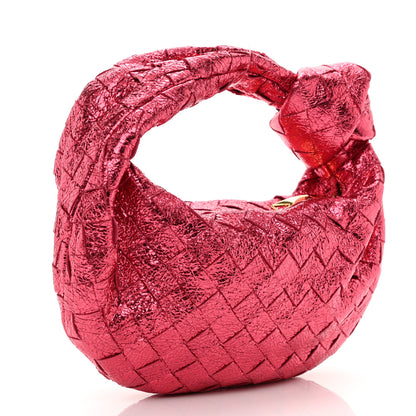 Bottega Veneta Metallic Nappa Intrecciato Mini Jodie Lollipop 3 of 10