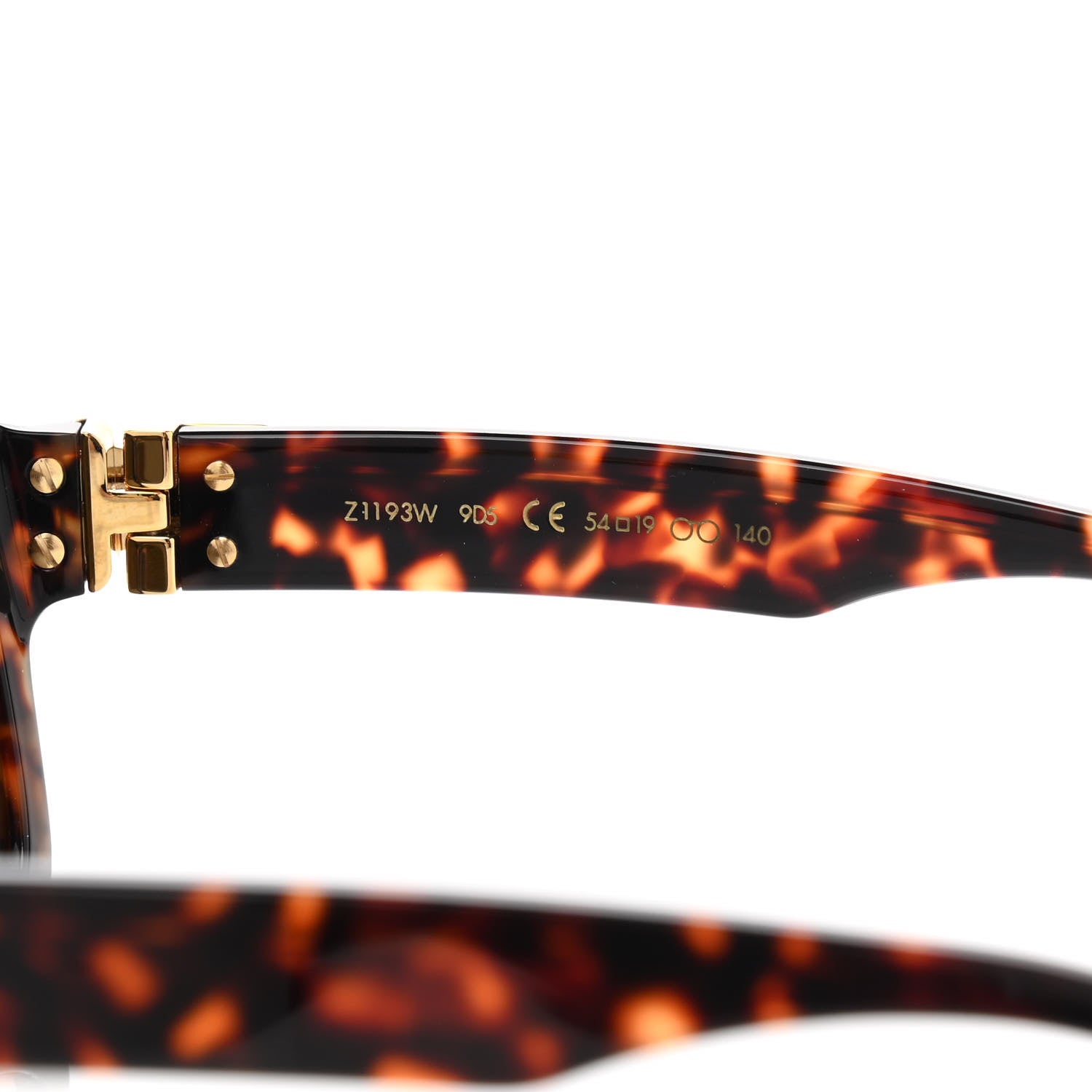 Louis Vuitton Square City Sunglasses Z1193W Tortoise 6 of 8