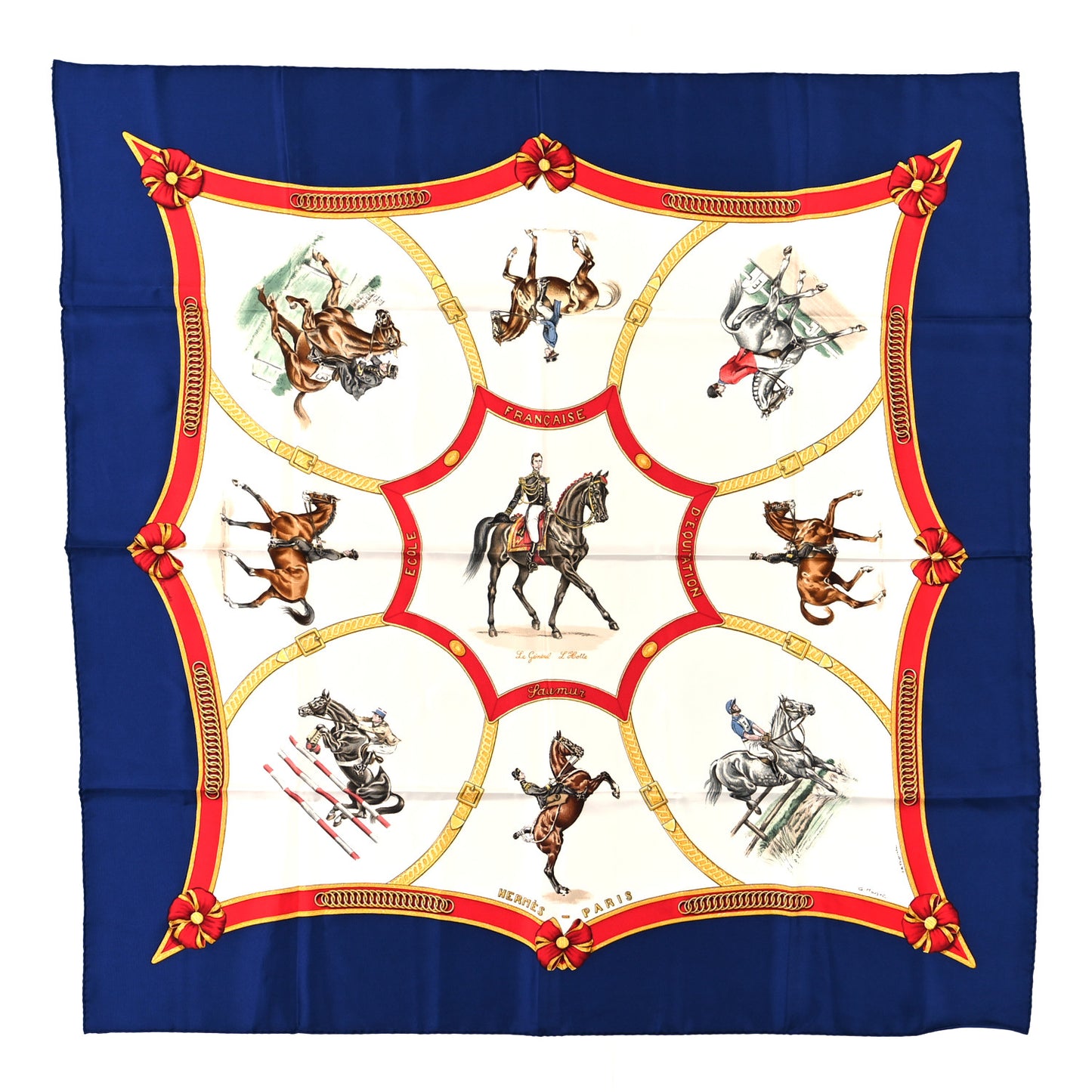 Silk Les General L'Hotte Scarf 90
