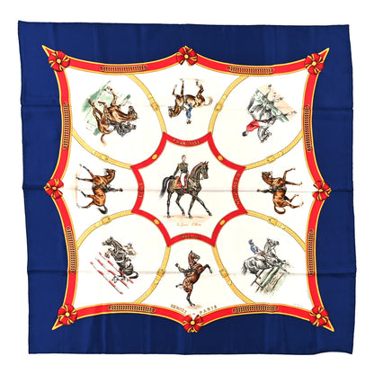 Hermes Silk Les General L'Hotte Scarf 90 1 of 4
