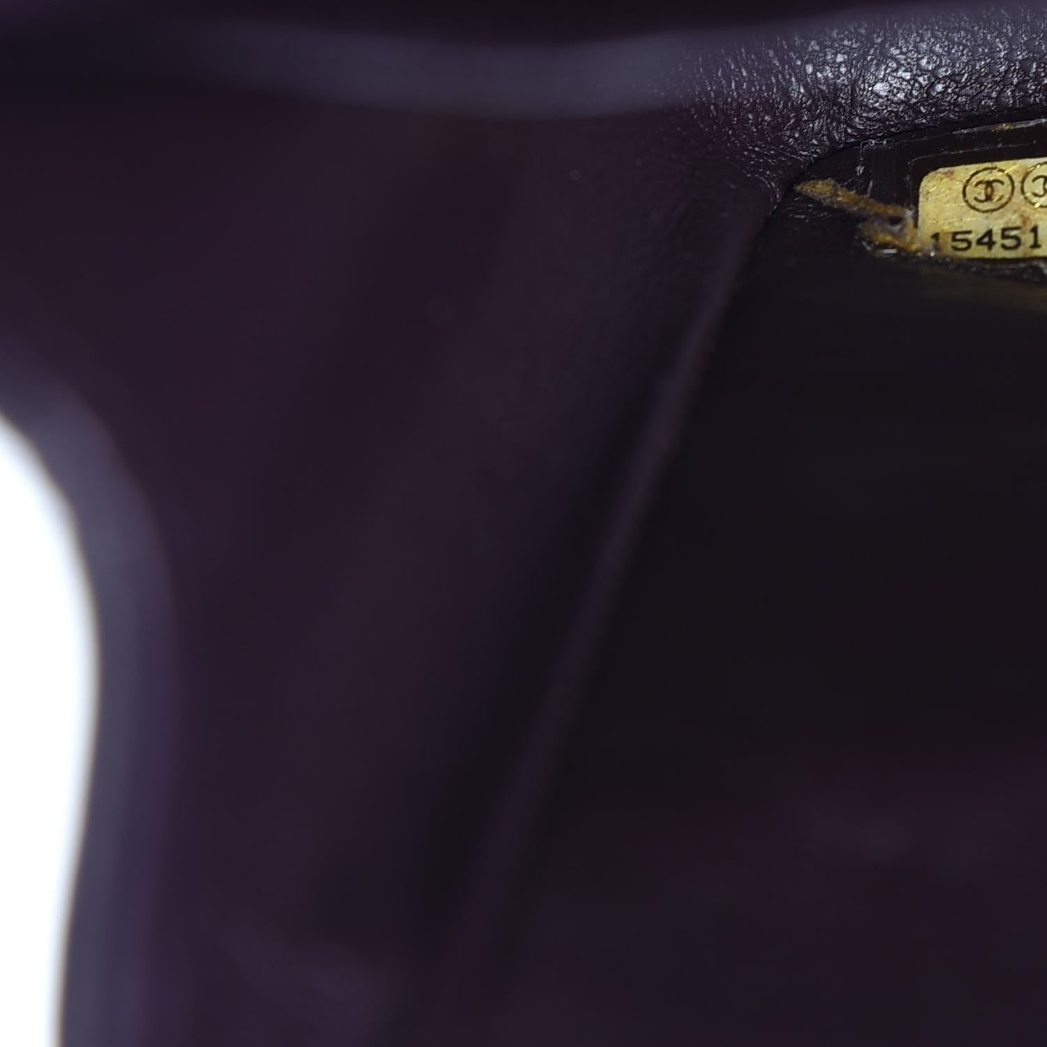 Chanel Lambskin Quilted Jumbo Double Flap Purple 8 of 9