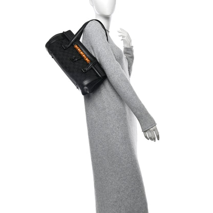 Gucci Monogram Bamboo Bullet Bag Black 2 of 10