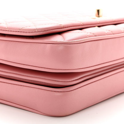 Chanel Lambskin Quilted Small Citizen Chic Flap Pink 9 of 10