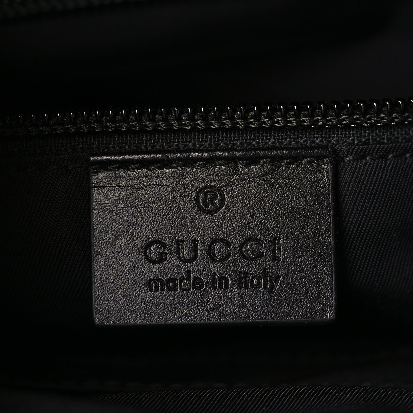 GG Supreme Monogram Web Messenger Bag Black