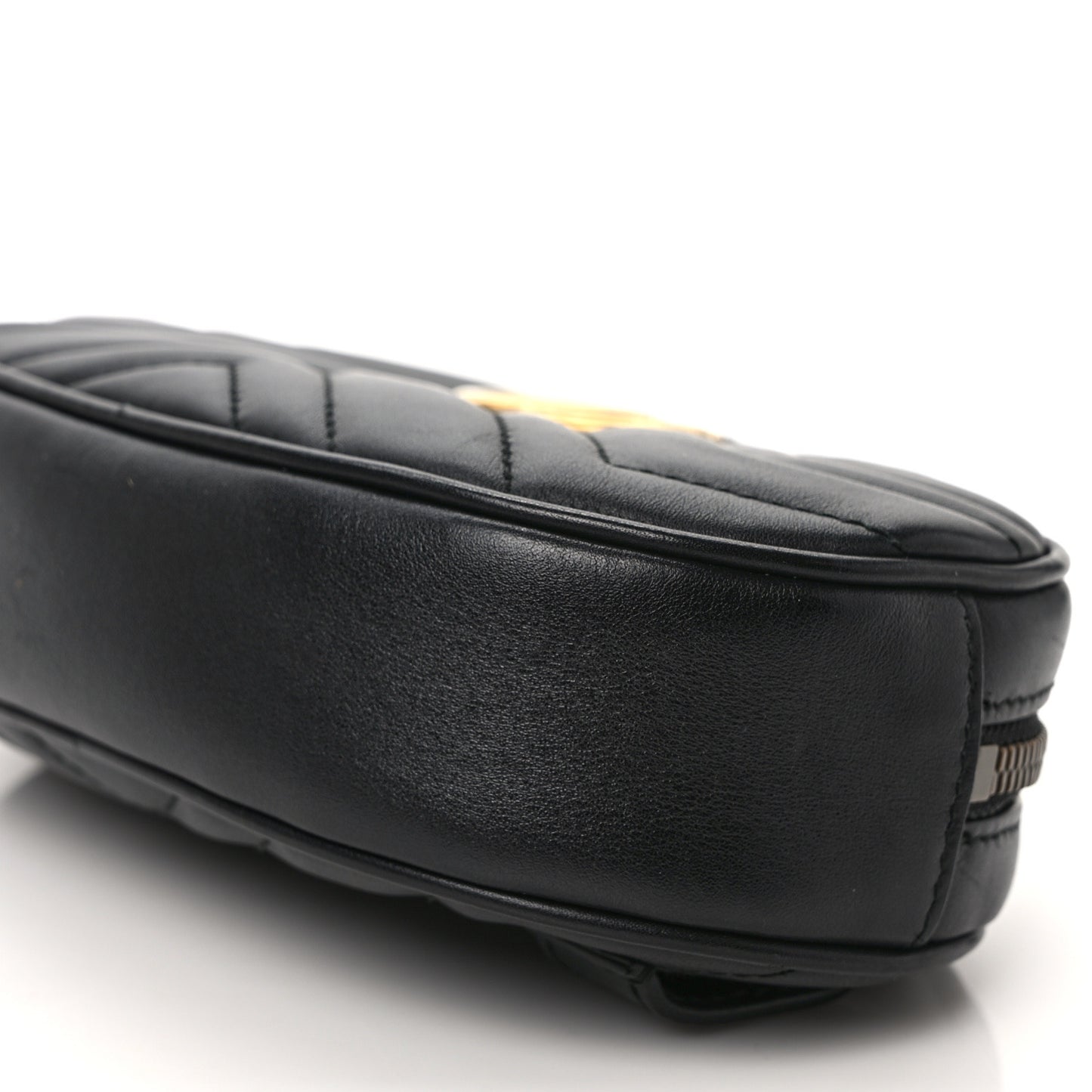 Calfskin Matelasse GG Marmont Belt Bag 95 38 Black