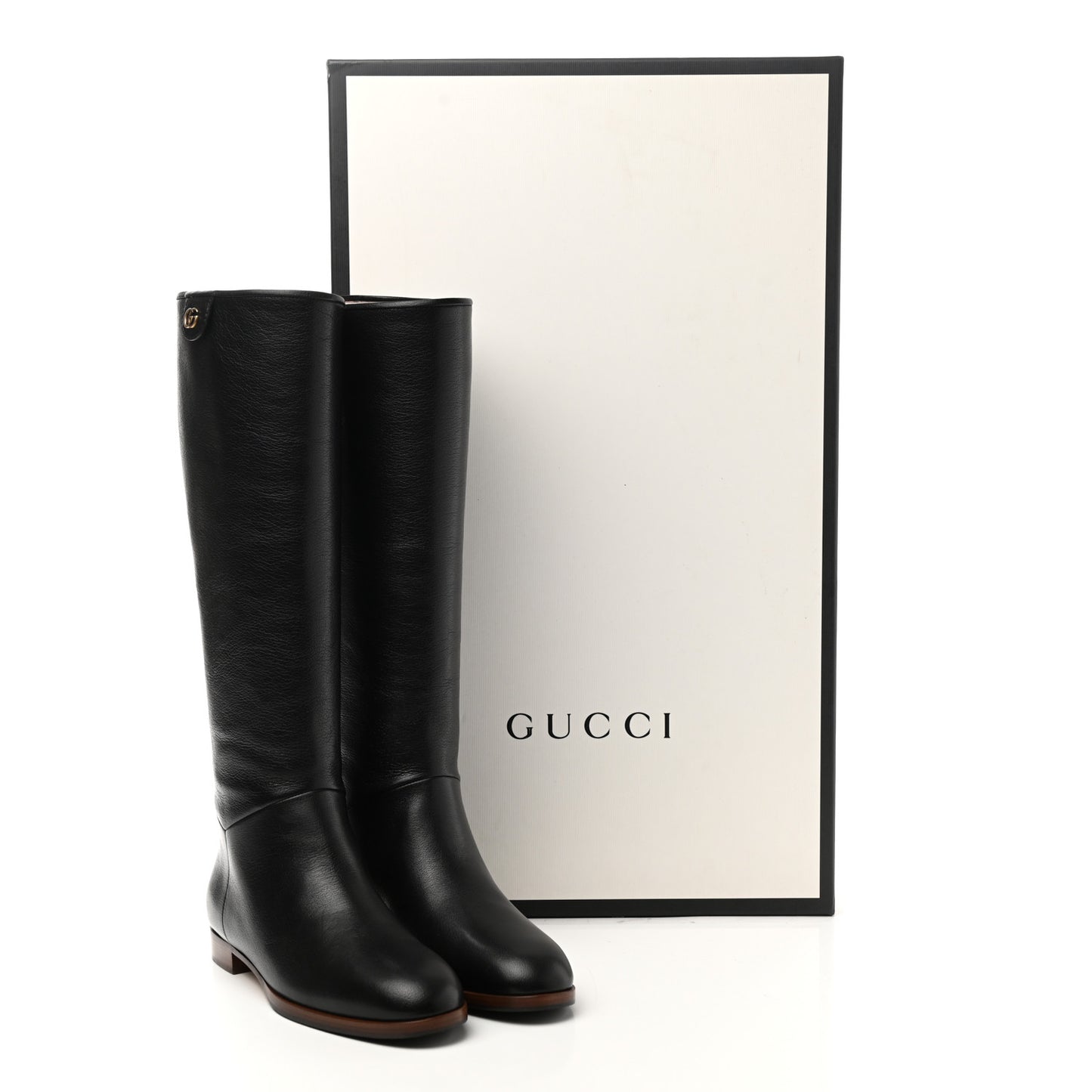 Calfskin Piuma Lux Energy High Boots 35.5 Black