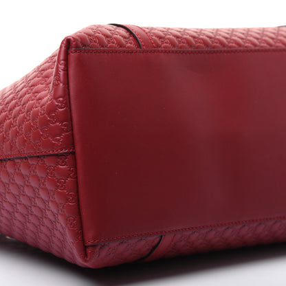 Gucci Soft Microguccissima Dome Satchel Red 6 of 17