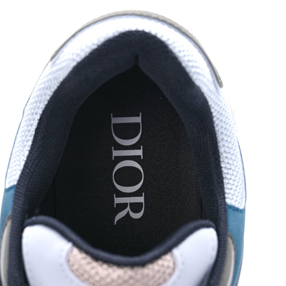 Christian Dior Technical Mesh Calfskin Mens B30 Sneakers 42 White Blue 7 of 8