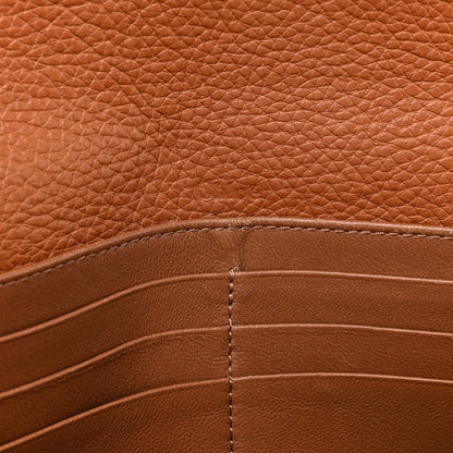 Chloe Calfskin Marcie Continental Flap Wallet Tan 14 of 14