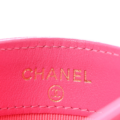 Chanel Caviar Quilted Card Holder Fuchsia 6 of 11