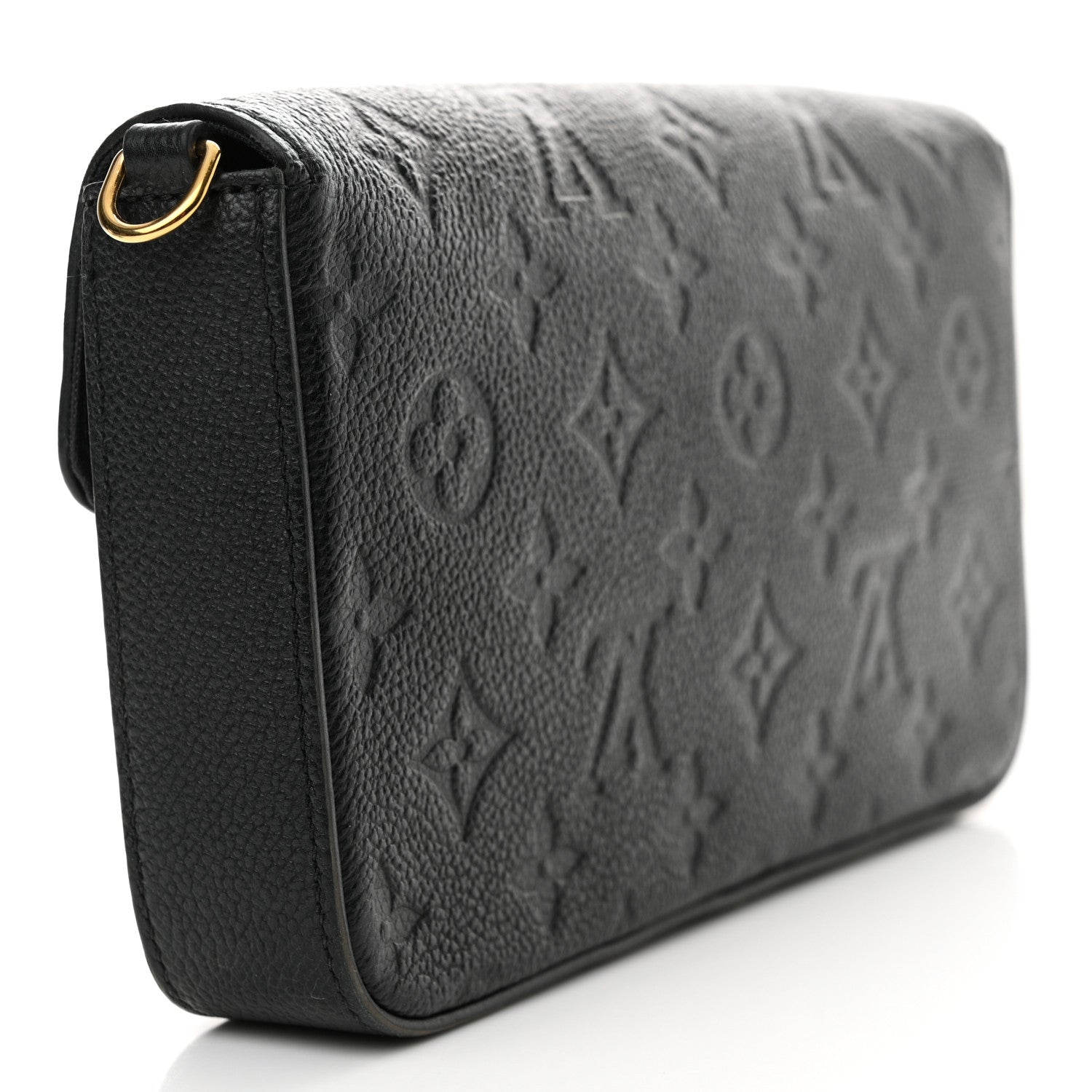 Louis Vuitton Empreinte Pochette Felicie Chain Wallet Black 3 of 17
