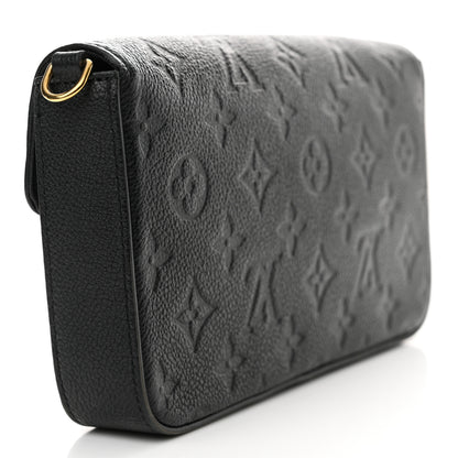 Louis Vuitton Empreinte Pochette Felicie Chain Wallet Black 3 of 17