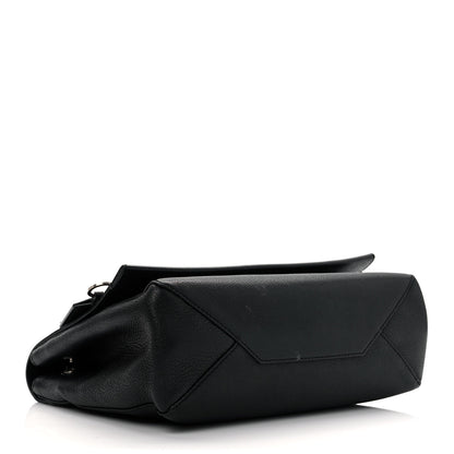 Louis Vuitton Soft Calfskin Lockme II Top Handle Black 4 of 10