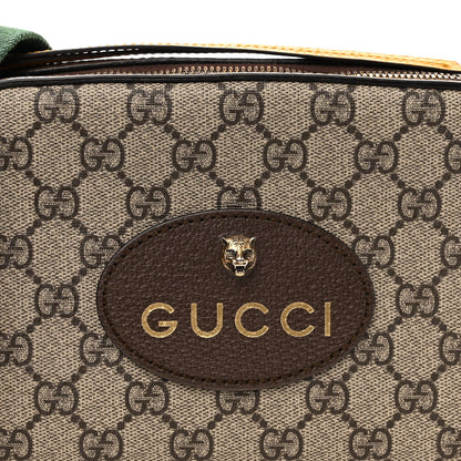 Gucci GG Supreme Monogram Web Neo Vintage Shoulder Bag Beige New Acero Crop 8 of 10
