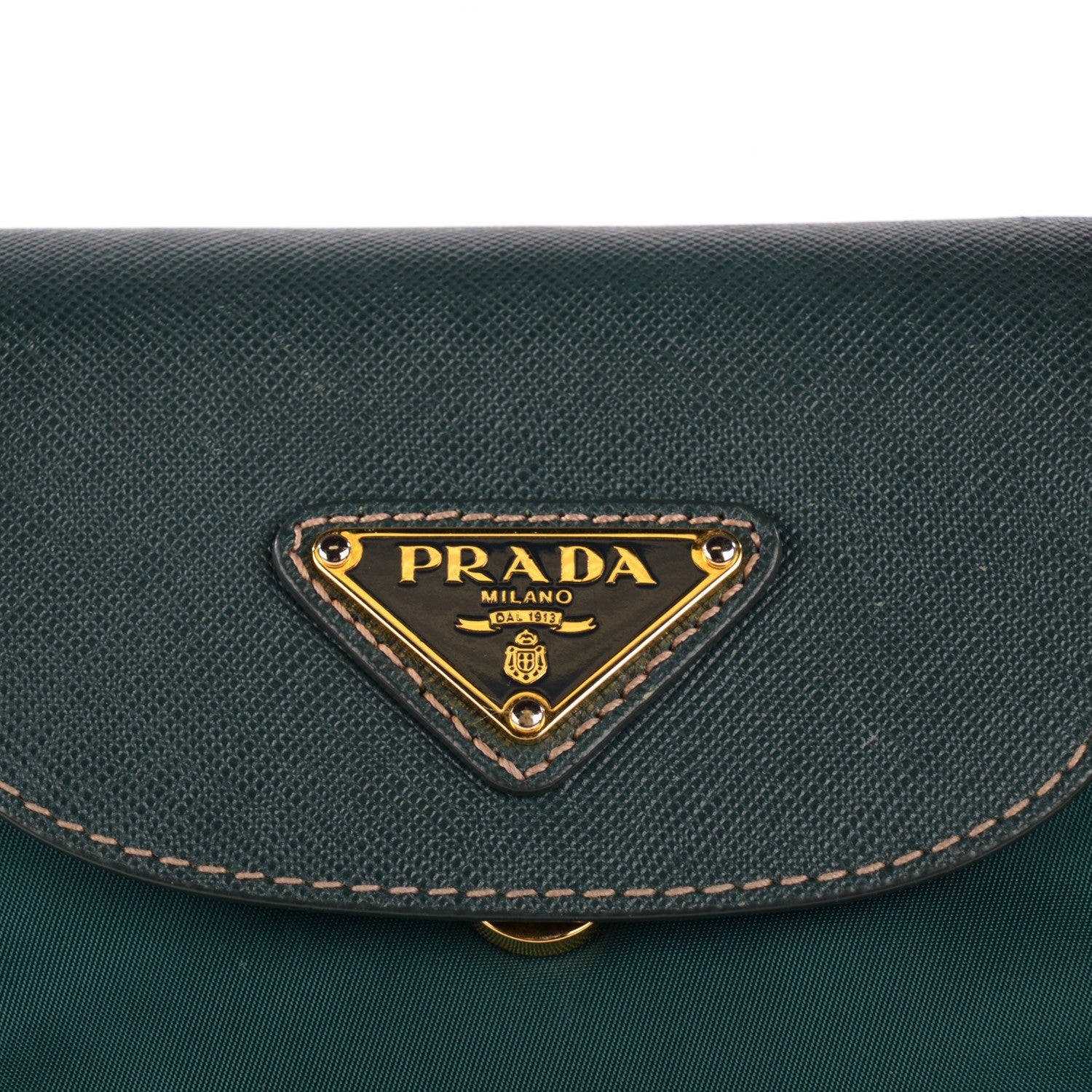 Prada Saffiano Tessuto Nylon Tote Petrolio 5 of 9