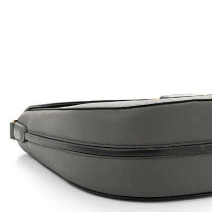 Celine Grained Calfskin Medium Trotteur Light Anthracite 8 of 9