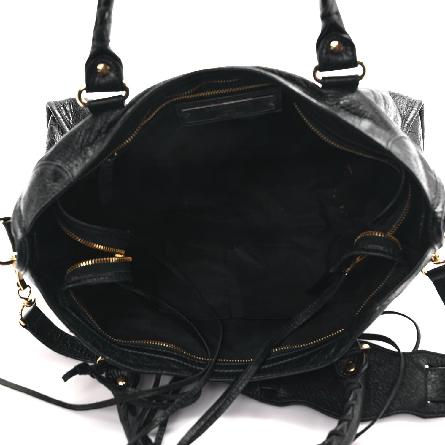 Balenciaga Agneau Classic Gold Hardware City Black 5 of 9