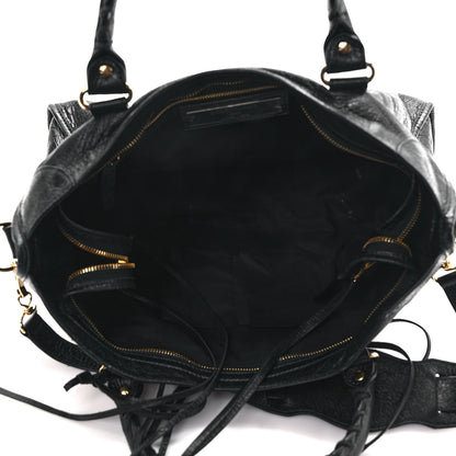 Balenciaga Agneau Classic Gold Hardware City Black 5 of 9