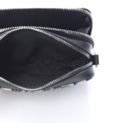 Christian Dior Oblique Pouch Navy Blue 6 of 12