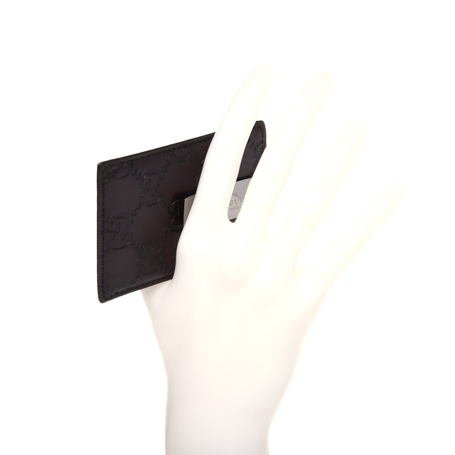 Guccissima Money Clip Chocolate