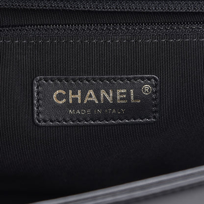 Chanel Lambskin Quilted New Medium Boy Flap Black 6 of 7