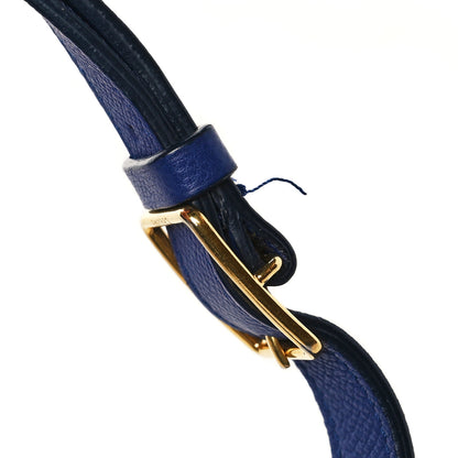Celine Grained Calfskin Medium Trotteur Indigo 12 of 12