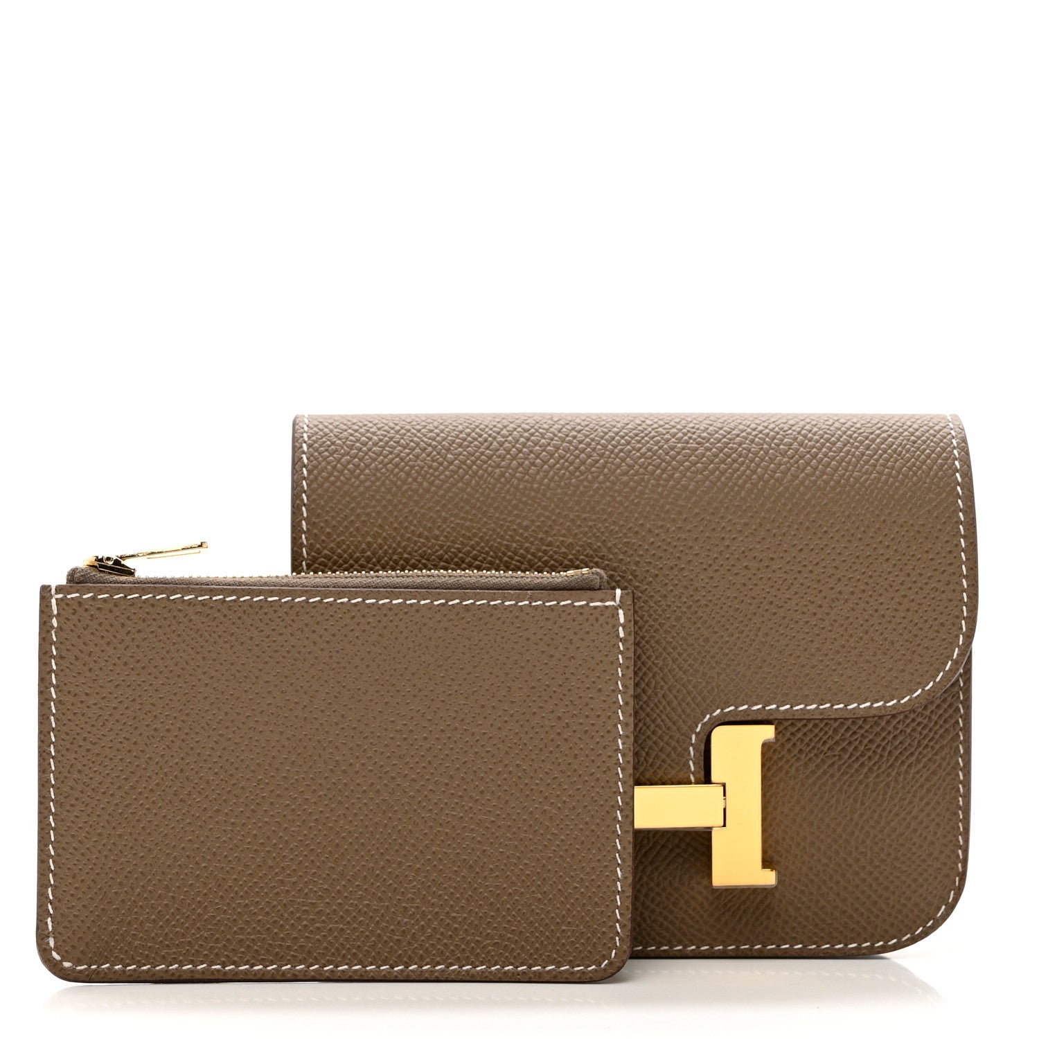 Hermes Epsom Constance Slim Wallet Etoupe 3 of 8