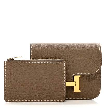 Hermes Epsom Constance Slim Wallet Etoupe 3 of 8