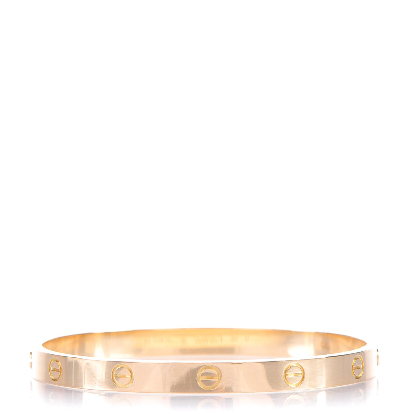 18K Yellow Gold LOVE Bracelet 19