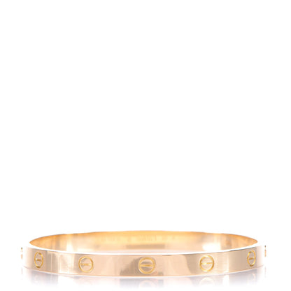 Cartier 18K Yellow Gold LOVE Bracelet 19 1 of 5