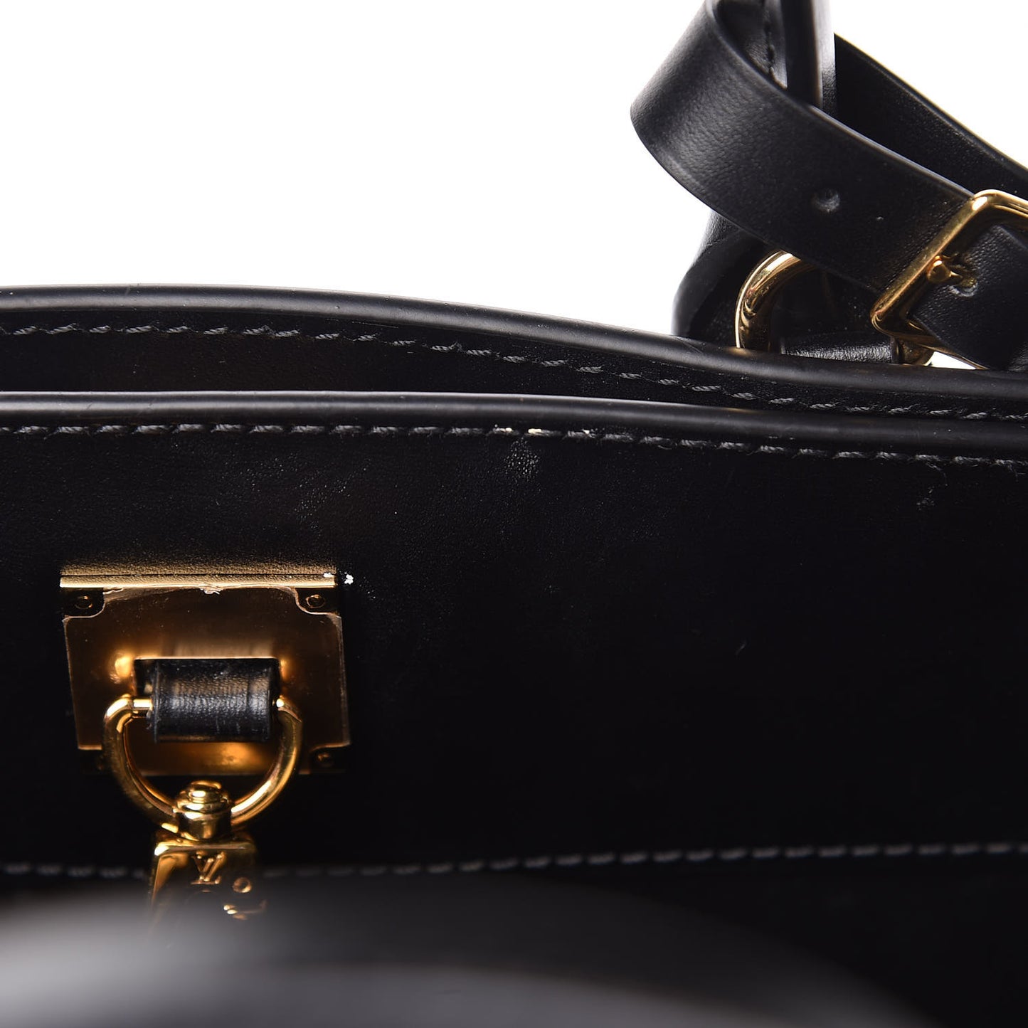Calfskin Monogram Damier Tressage City Steamer PM Black