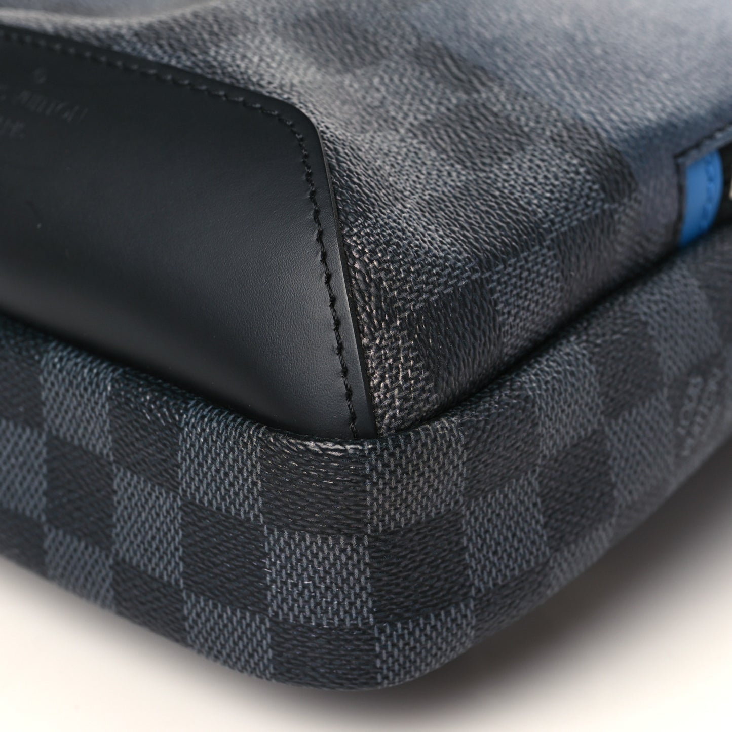 Damier Graphite Giant Avenue Sling Backpack Blue