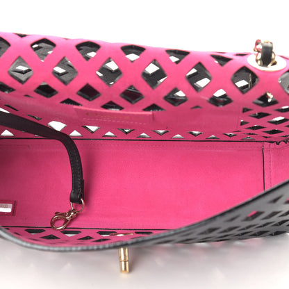 Chanel Lambskin Sea Through Flap Black Multicolor 7 of 14