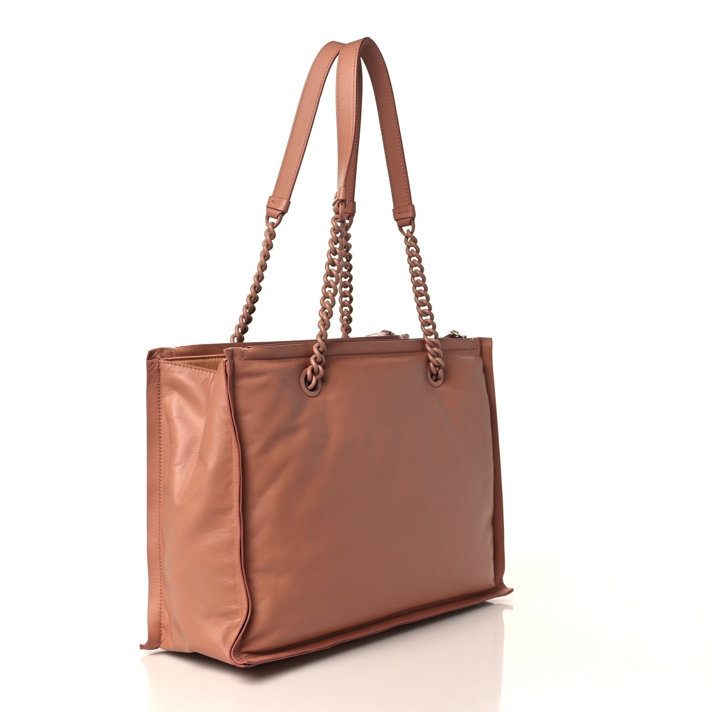 Calfskin Viva Bow Tote New Blush