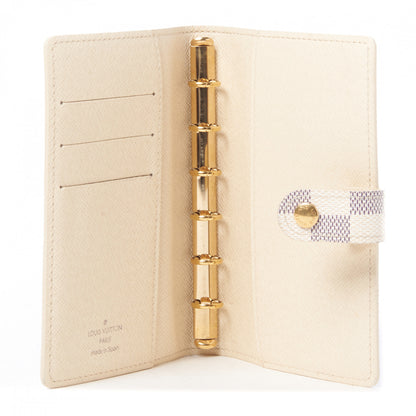 Louis Vuitton Damier Azur Small Ring Agenda Cover 7 of 7