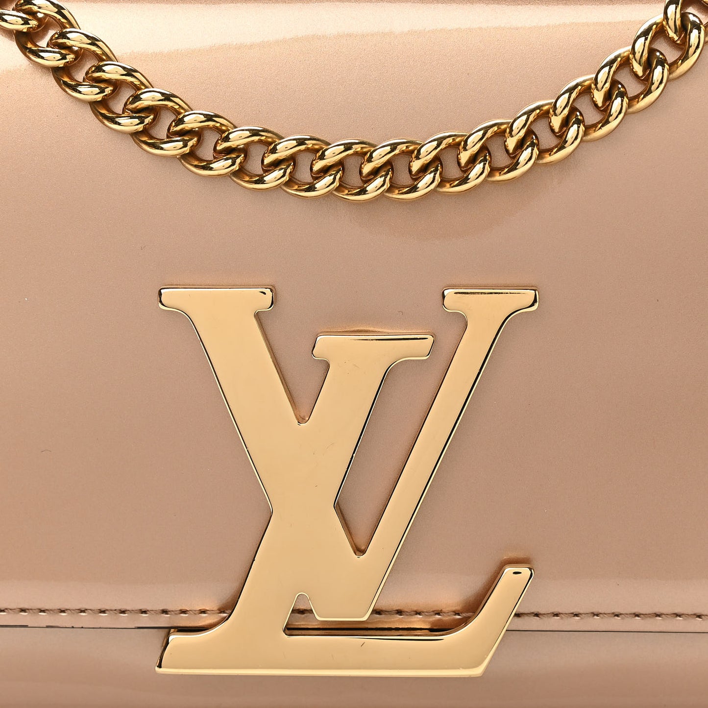 Patent Chain Louise MM Beige