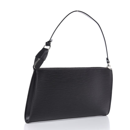 Louis Vuitton Epi Pochette Accessories 24 Black 3 of 7