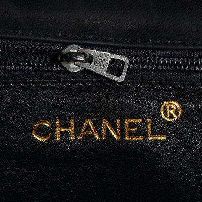 Chanel Satin Beaded Evening Bag Black 6 of 9