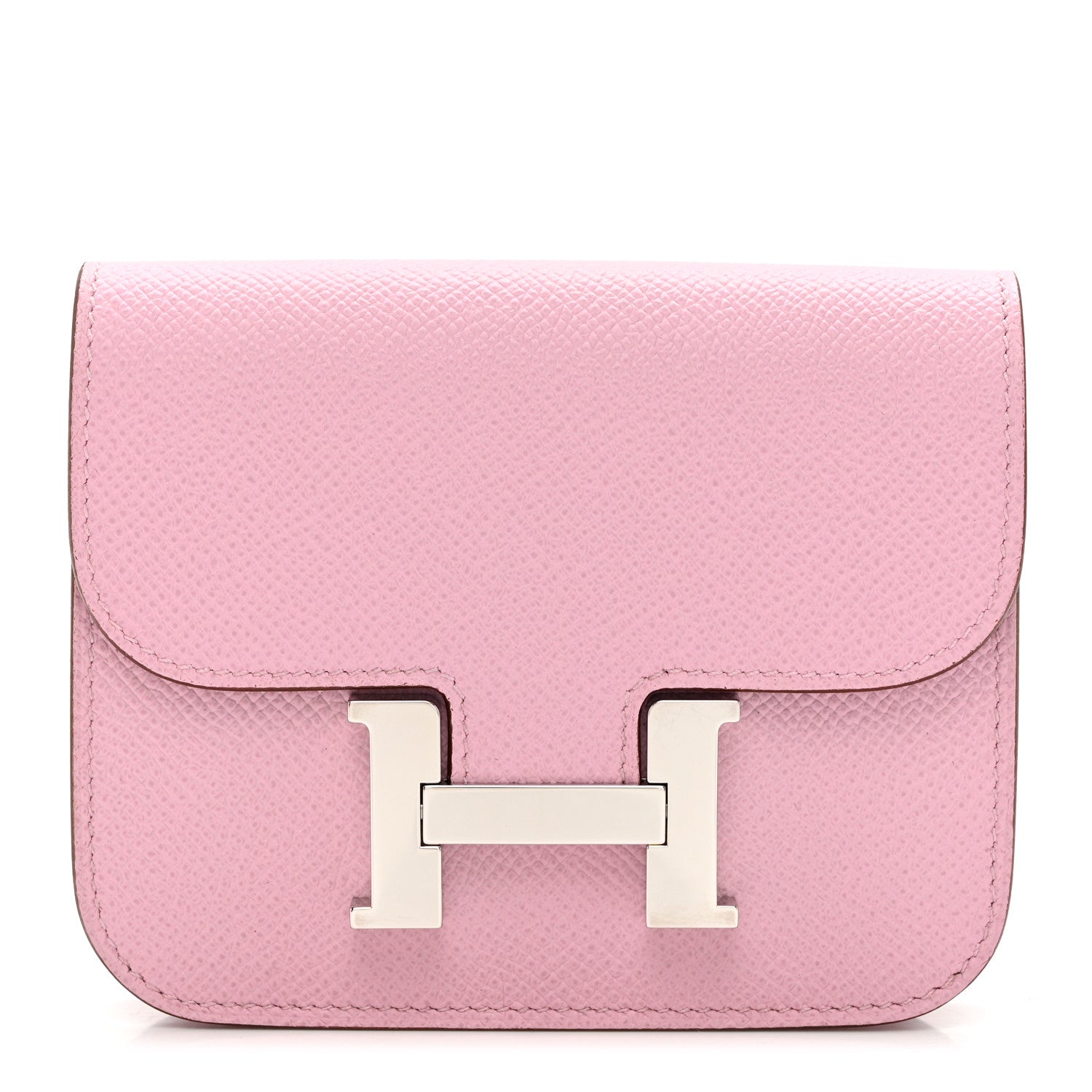 Hermes Epsom Constance Slim Wallet Mauve Sylvestre 3 of 9