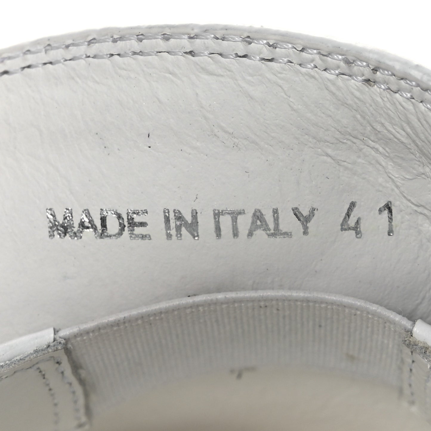 Spazzolato Triangle 50mm Loafers 41 White